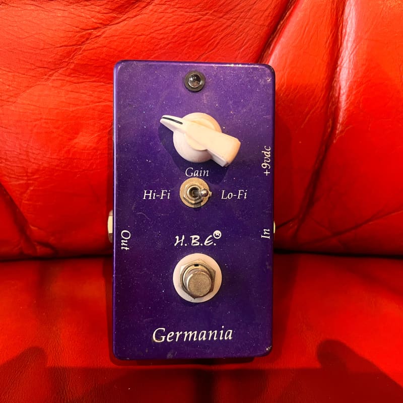 used 2010s HomeBrew Electronics Germania Treble Booster Purple - Effect Pedal