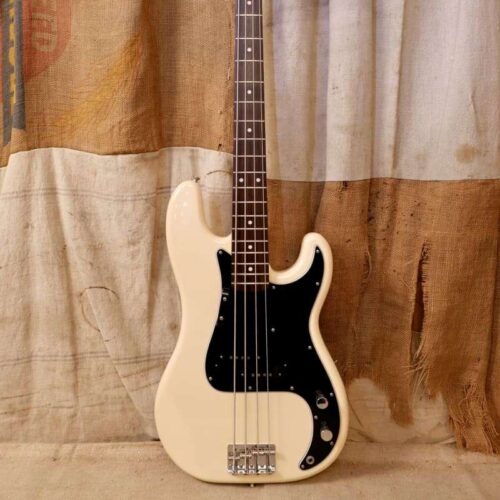 2002 Fender MIJ 70s RI Precision Bass Olympic White -         Precision Bass