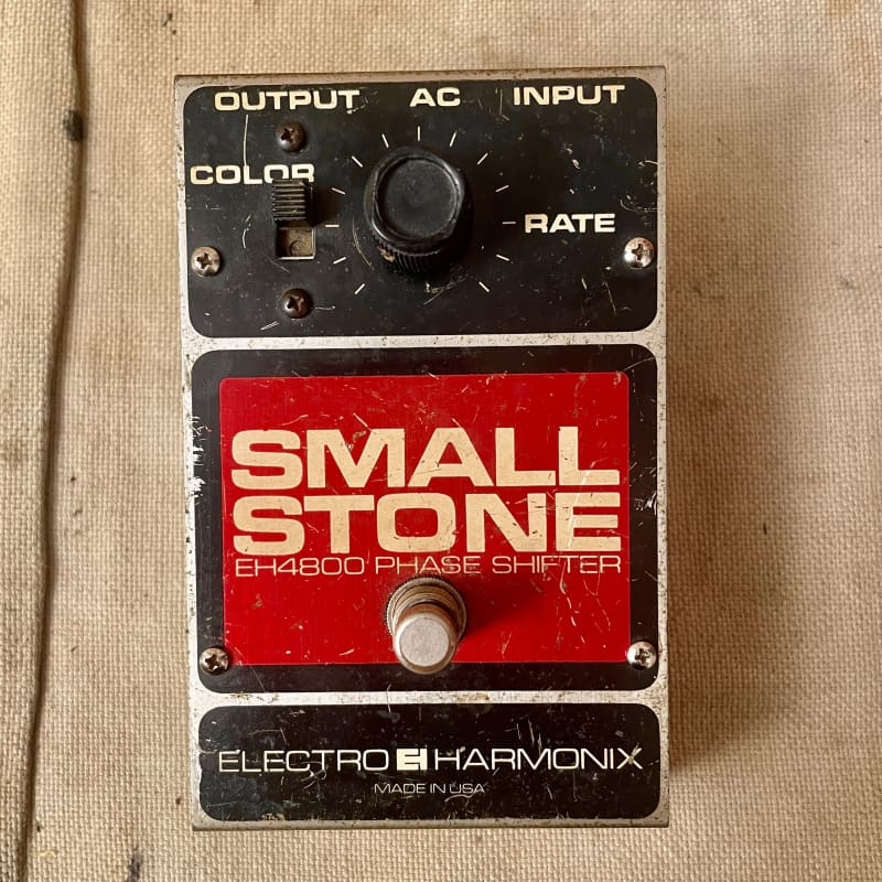 used 1980 Electro-Harmonix Small Stone EH4800 Phase Shifter Black /... - Effect Pedal