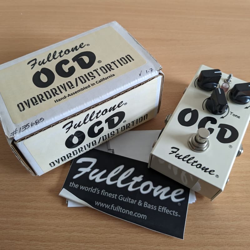 used 2010s Fulltone OCD V1 Series 7 White - Effect Pedal