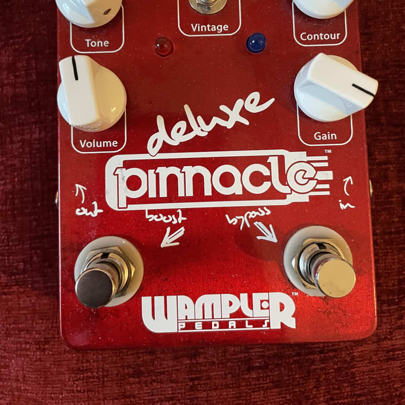 used 2010s Wampler Pinnacle Deluxe Red - Effect Pedal