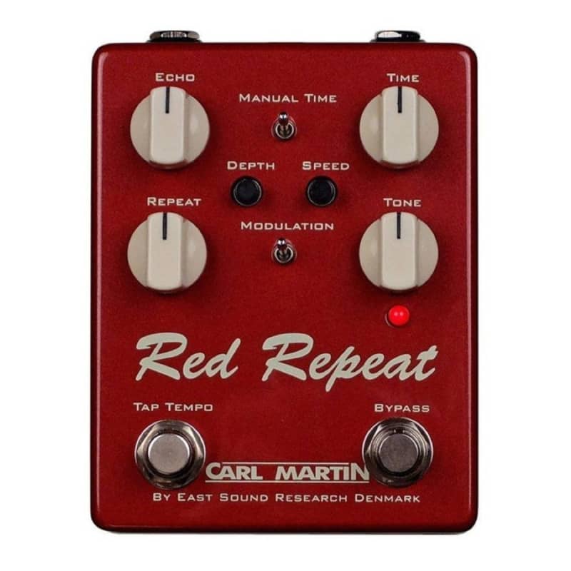 new Carl Martin Carl Martin Red Repeat Delay/Reverb Guitar Effects... - Effect Pedal