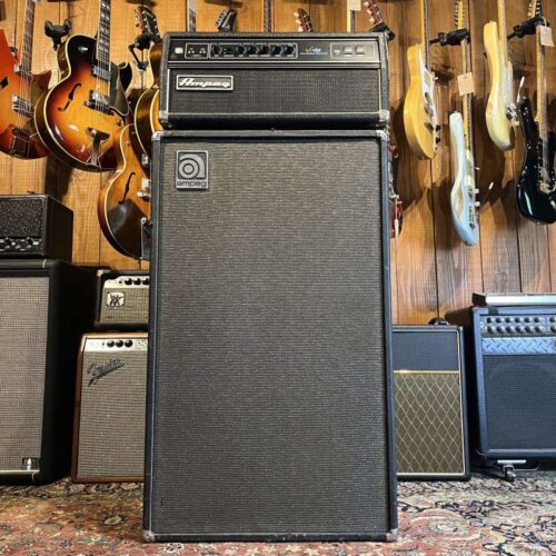 1990s Ampeg V-4B Classic 100-Watt Tube Bass Amp Head Black -       Tube Amp Head