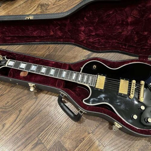 2021 Gibson Les Paul Custom Ebony -         Les Paul