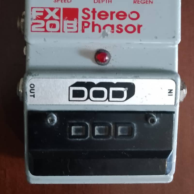 used 1990s DOD Stereo Phaser FX20-B Silver - Effect Pedal