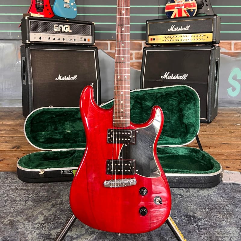 2005 Fender Strat-O-Sonic Crimson Red Transparent - £1150 used Guitar