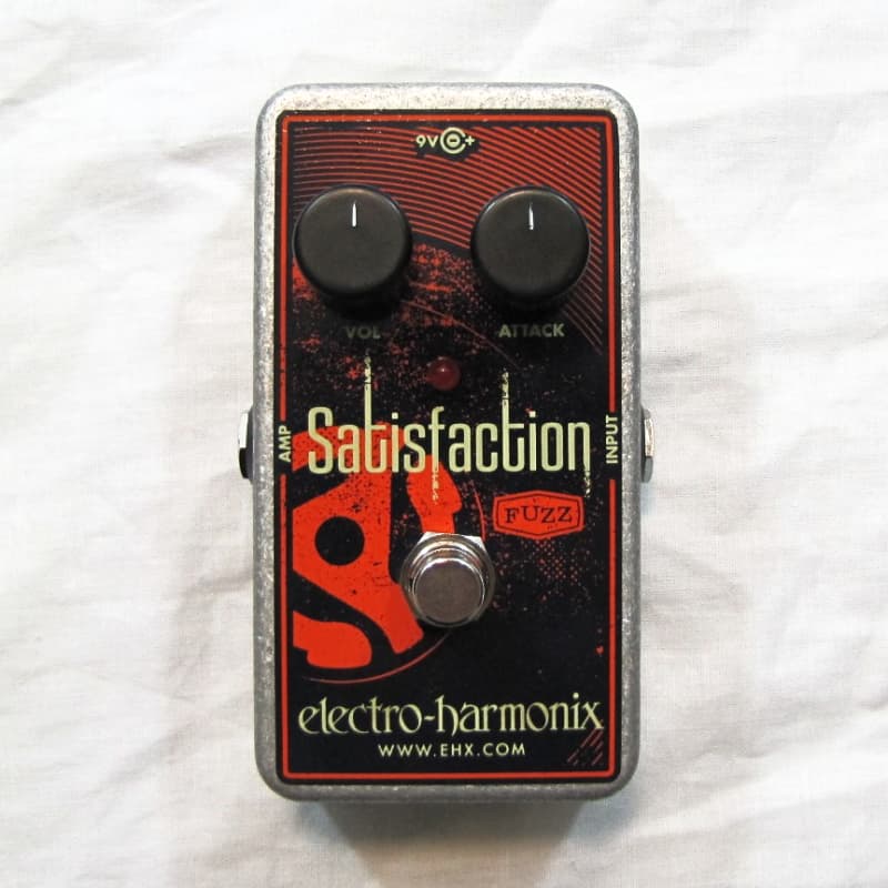 used 2010s Electro-Harmonix Satisfaction Fuzz Blue / Red - Effect Pedal