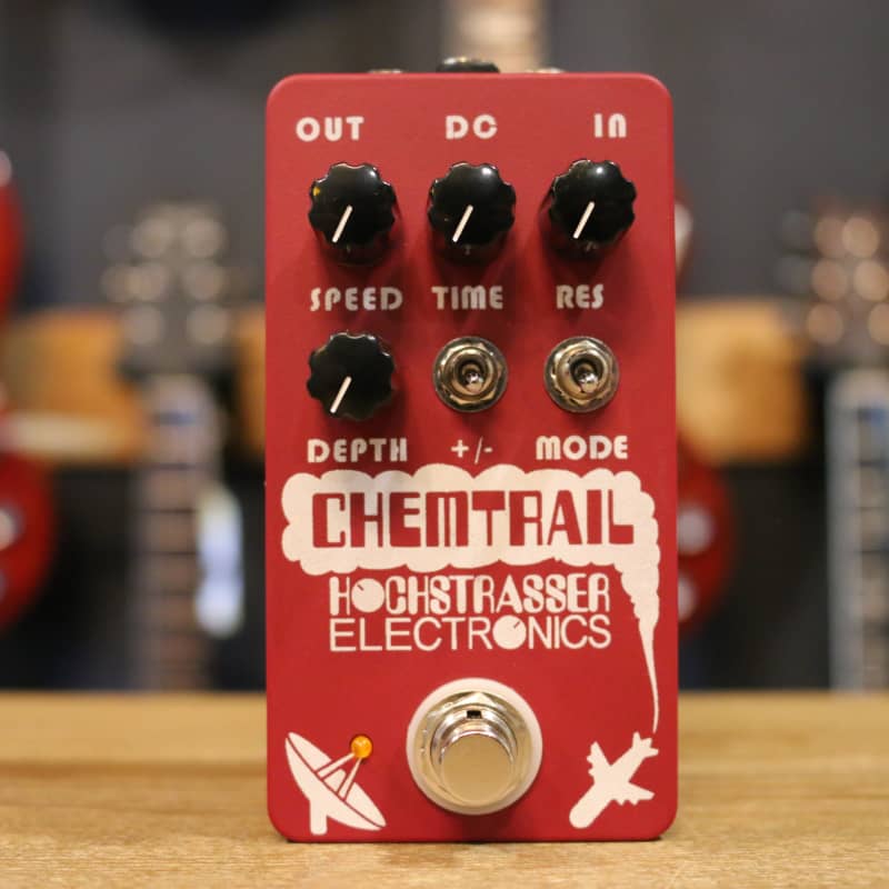 used Hochstrasser Electronics Chemtrail analog phaser Red - Effect Pedal