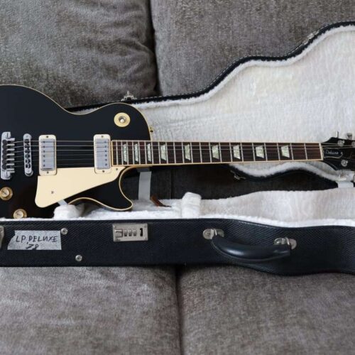 1978 Gibson Les Paul Deluxe Black -         Les Paul