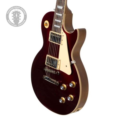 2023 Gibson 60s Les Paul Standard Plain Top Sparkling Burgundy -         Les Paul