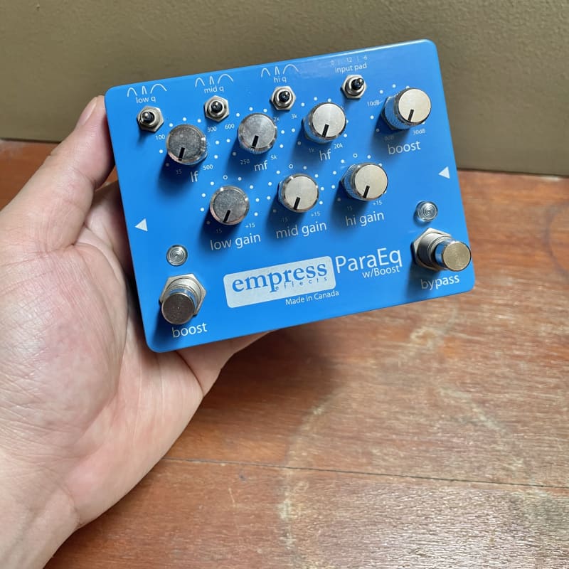 used 2010s Empress ParaEQ with Boost Blue - Effect Pedal