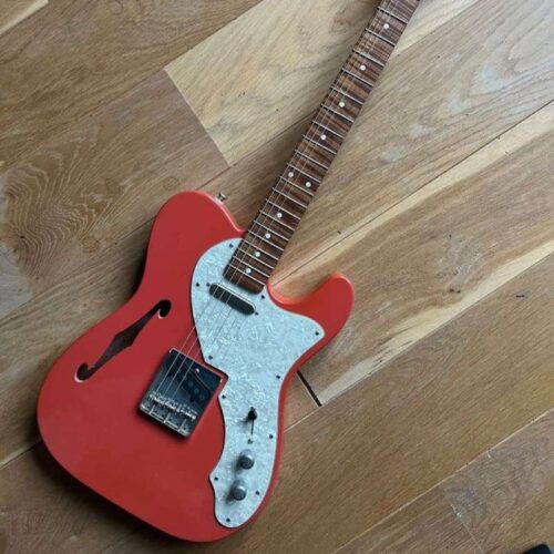 2022 Smitty Guitars Custom Classic Thinline Telecaster Red -        Telecaster