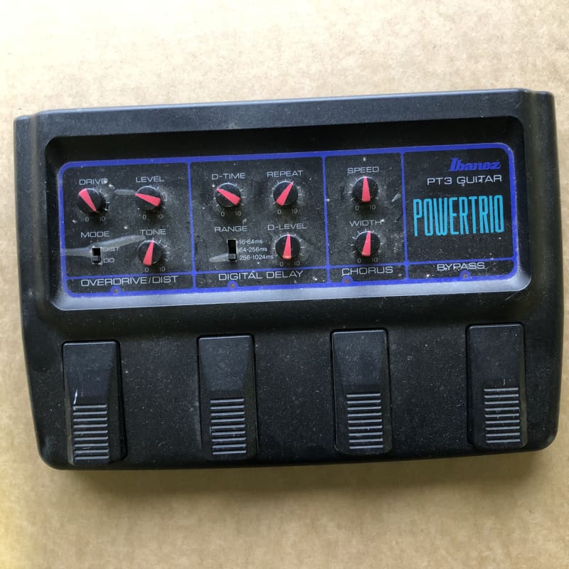 used 1991 Ibanez PT3 Guitar Powertrio Multi FX Processor Japan 1991... - Effect Pedal