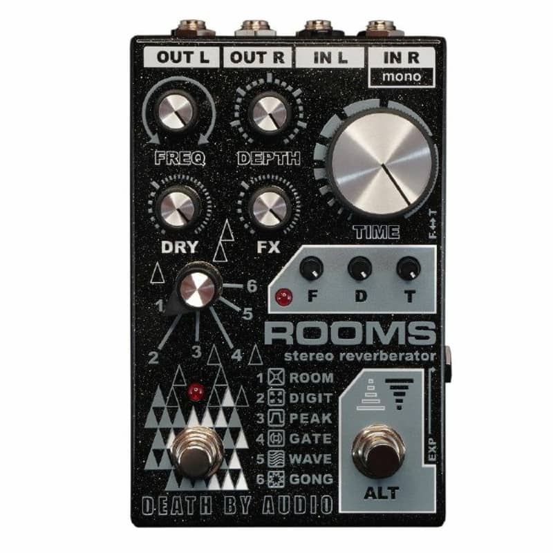 new Death By Audio Rooms Stereo Multi-Function Digital Effects Ped... - Effect Pedal