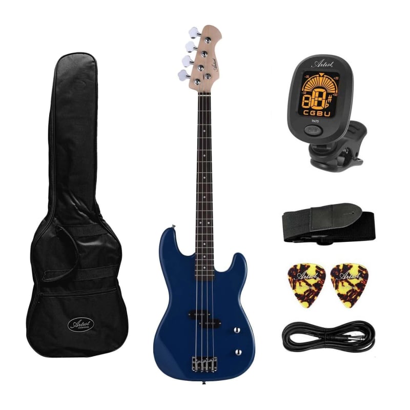 Artist Artist APB Electric Bass Guitar with Accessories Blue - £139 new Guitar