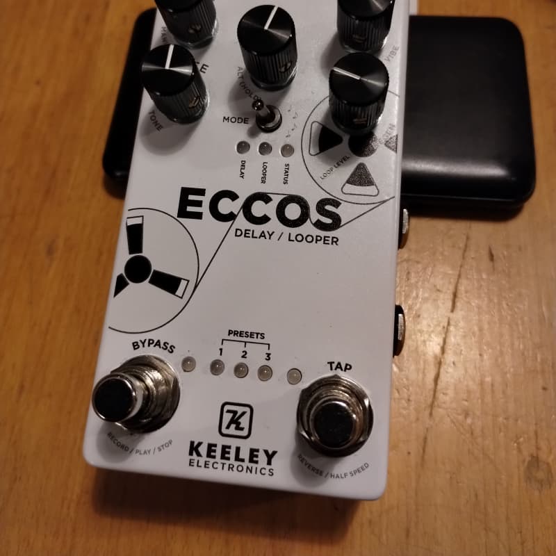 used 2019 - Present Keeley ECCOS Neo-Vintage Tape Delay White - Effect Pedal