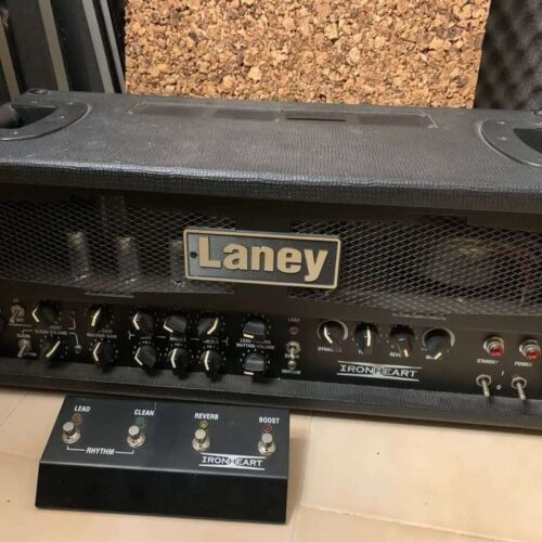 2010s Laney IRT120H Ironheart 120-Watt Tube Guitar Amp Head Black -       Tube Amp Head