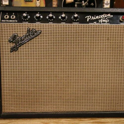 1964 - 1967 Fender Princeton 12-Watt 1x10" Guitar Combo Black ... -          Amplifier