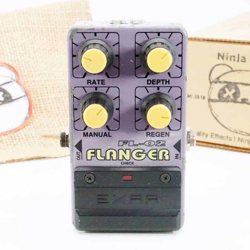 used 1995 Exar FL-02 Flanger Purple - Effect Pedal