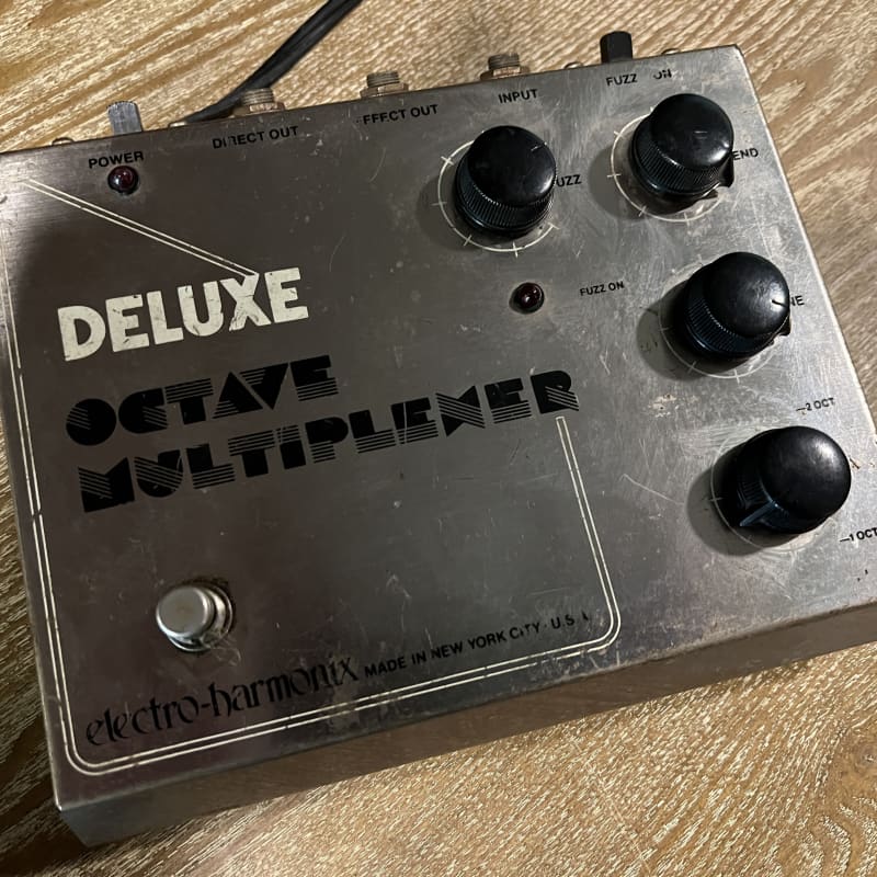 used 1970s Electro-Harmonix Deluxe Octave Multiplexer Black - Effect Pedal