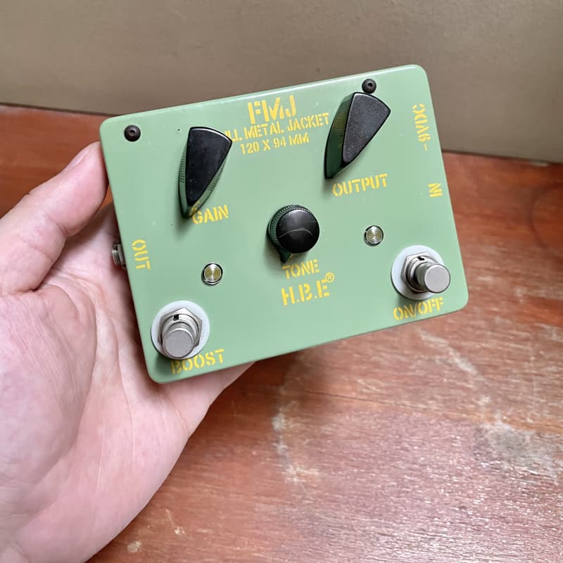 used 2010s HomeBrew Electronics Full Metal Jacket Distortion Green - Effect Pedal