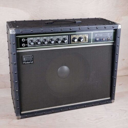 1977 Roland JC-60 Jazz Chorus 60-Watt 1x12" Guitar Combo Black -         Vintage Amplifier