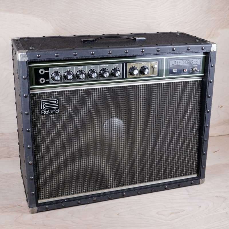 1977 Roland JC-60 Jazz Chorus 60-Watt 1×12″ Guitar Combo Black –         Vintage Amplifier