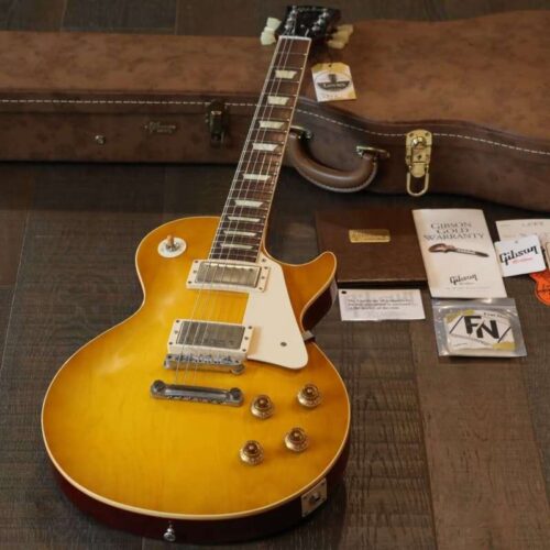 2013 Gibson 1958 Reissue Les Paul Standard Light Burst Plain Top -         Les Paul