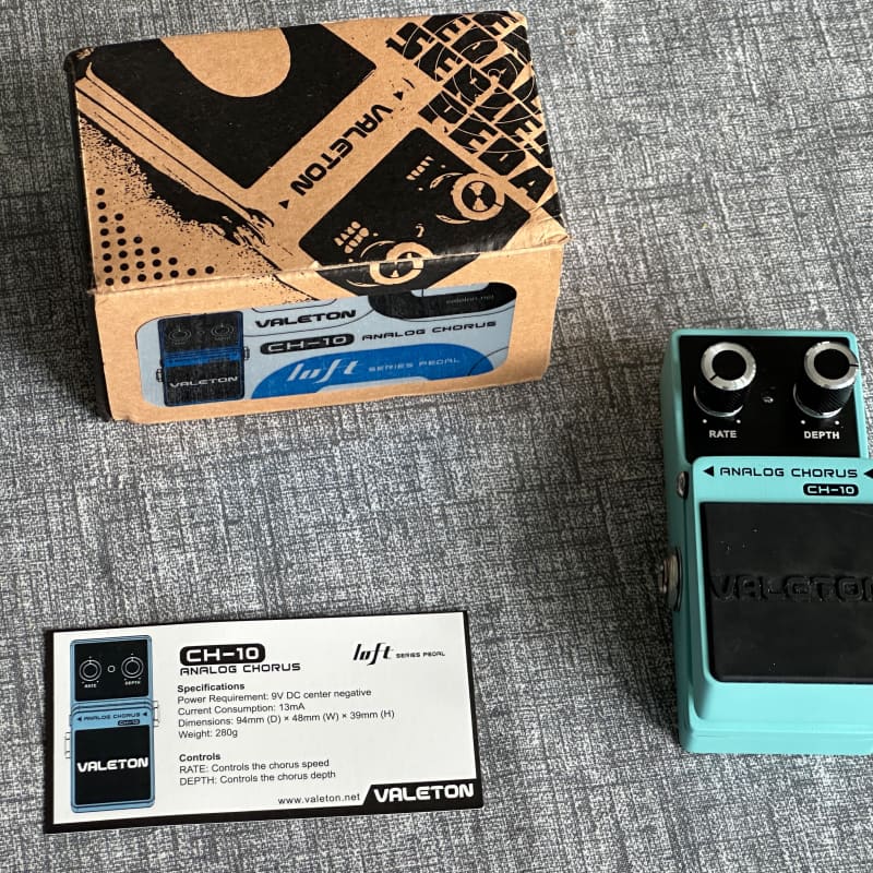 used 2010s Valeton Loft CH-10 Analog Chorus Blue - Effect Pedal