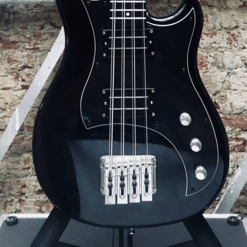 2010s Hagstrom Hagstrom HB-8-BLK 8 String Electric Bass Guitar... -           Bass Guitar