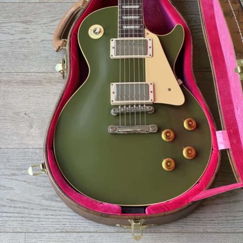 2023 Gibson 1958 Les Paul Standard Reissue Olive Drab VOS -         Les Paul