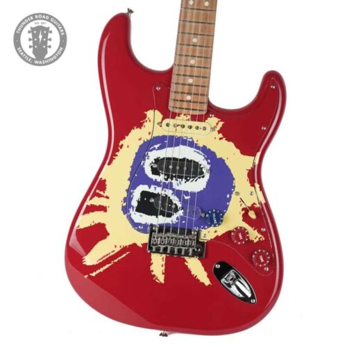 2022 Fender Screamadelica Stratocaster Red with Custom Graphic -        Stratocaster