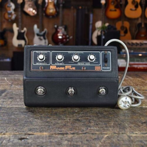 used 1970s Roland AP-5 Phase Five Black - Effect Pedal