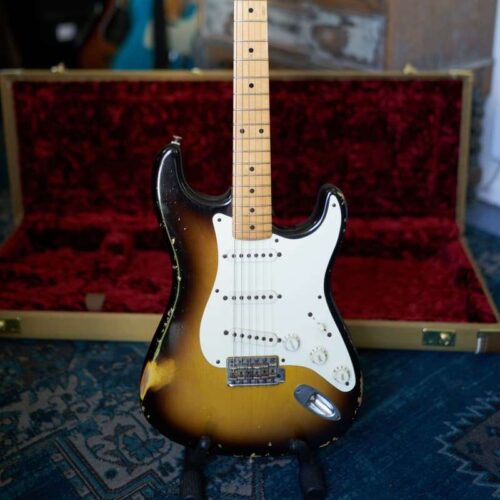 2007 Fender Custom Shop 1956 Stratocaster Relic Two Tone Sunburst - £2550 used Guitar