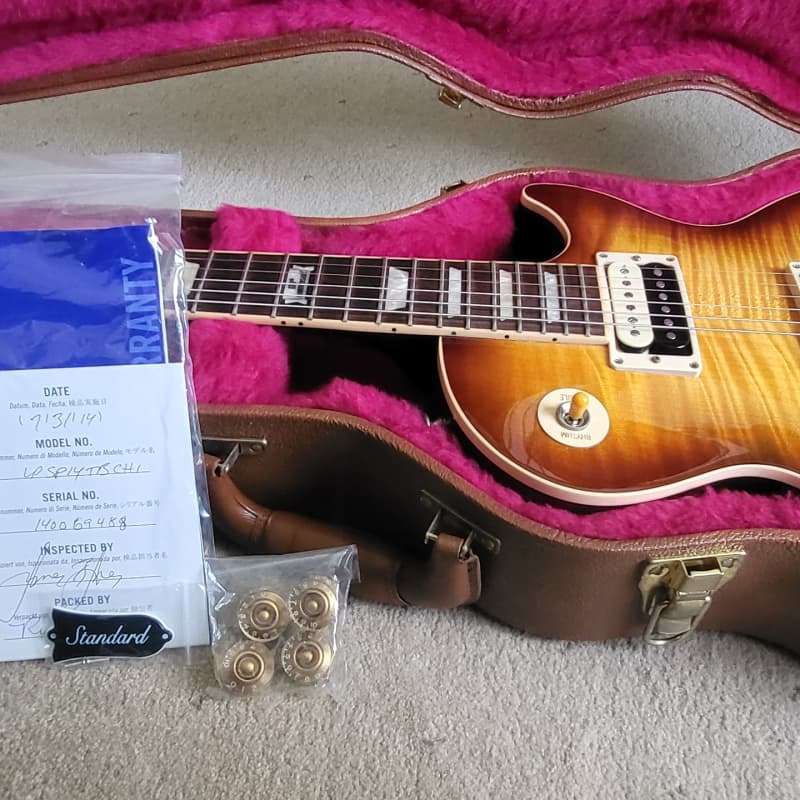 2014 Gibson Les Paul Standard Desert Burst Flame –         Les Paul