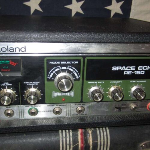 1979 Roland RE-150 Space Echo Black -            Analogue Delay