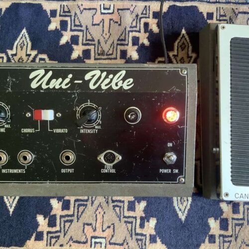 used 1960s Shin-Ei Uni-Vibe Black and Gray - Effect Pedal