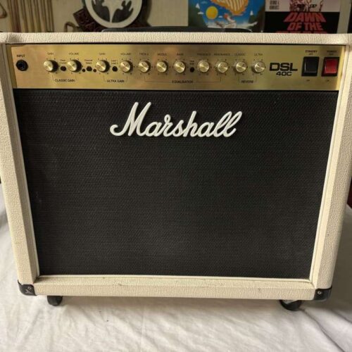 2015 Marshall DSL40C Dual Super Lead Combo Amplifier Cream White -          Amplifier