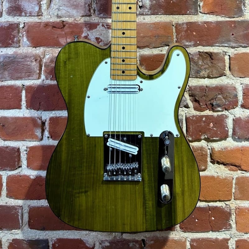 Partscaster Custom T-Style Electric Guitar Trans Green - £250 used Guitar