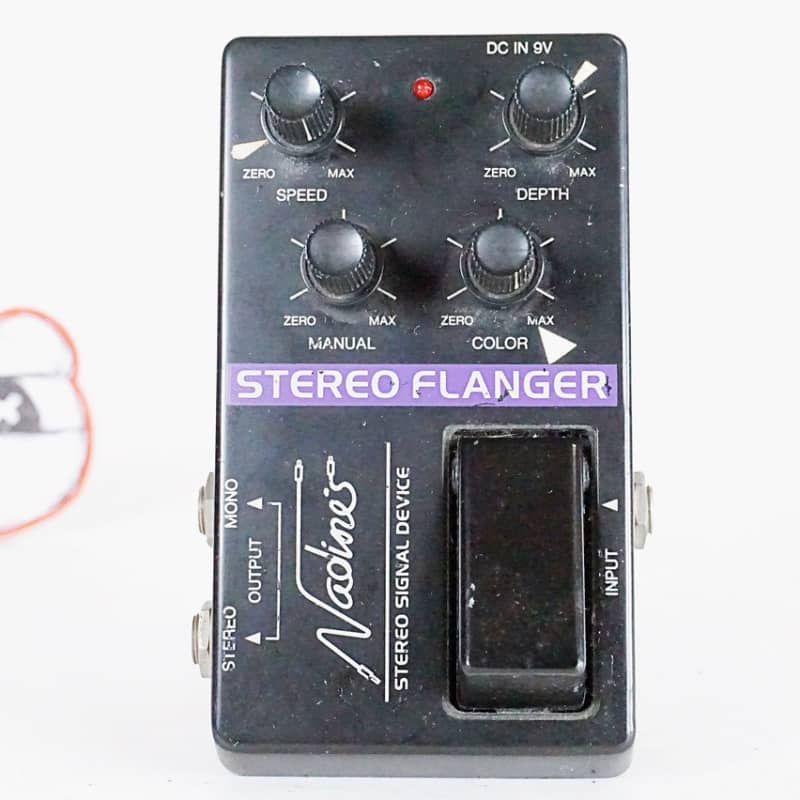 used 1980s Nadine s Stereo Flanger Black - Effect Pedal