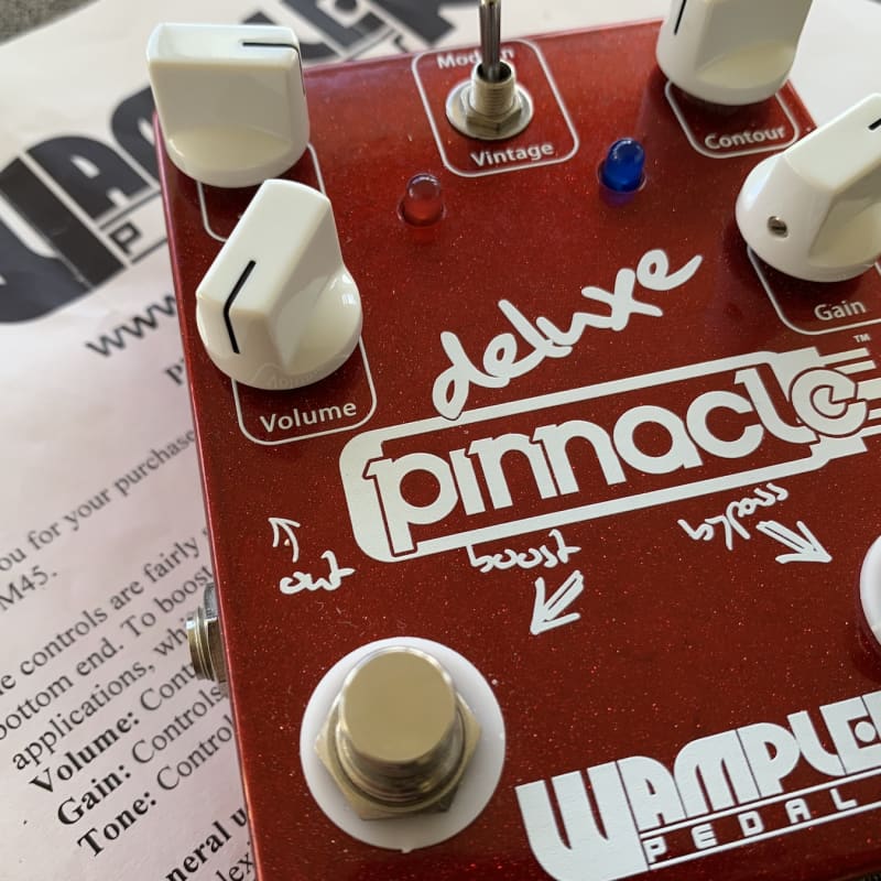 used 2010s Wampler Pinnacle Deluxe Red - Effect Pedal