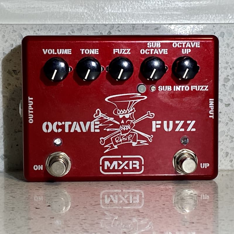 used ~2020 MXR SF01R Slash Octave Fuzz Limited Edition Ruby Red - Effect Pedal