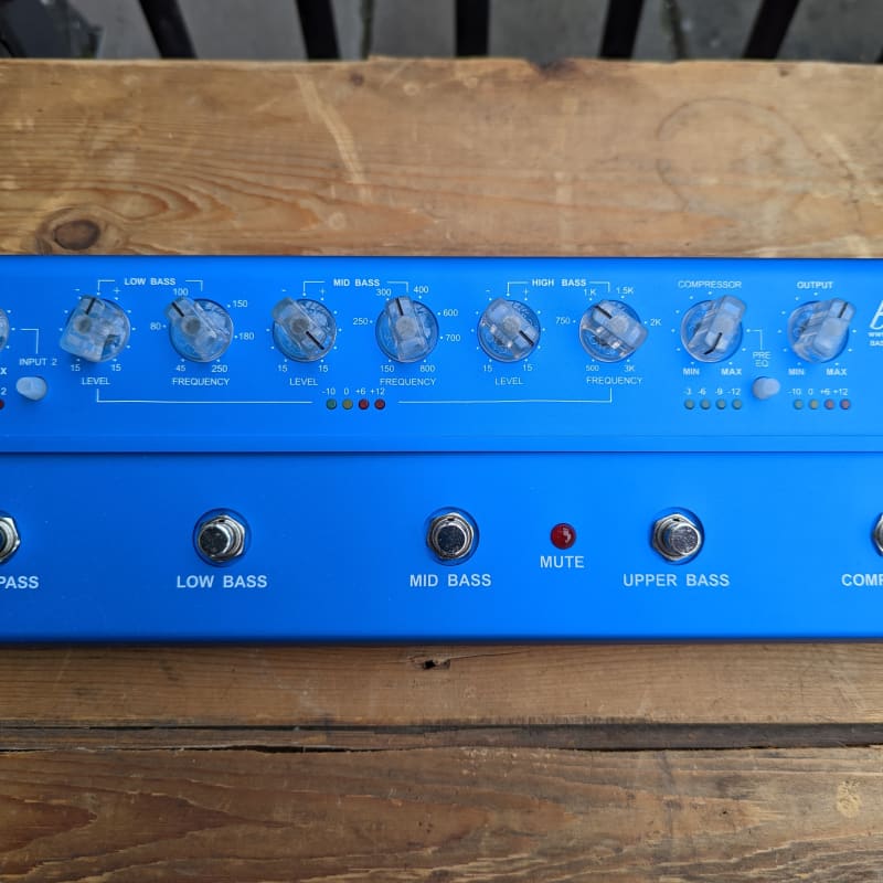 used Bassics BPA-1 preamp pedal Blue - Effect Pedal