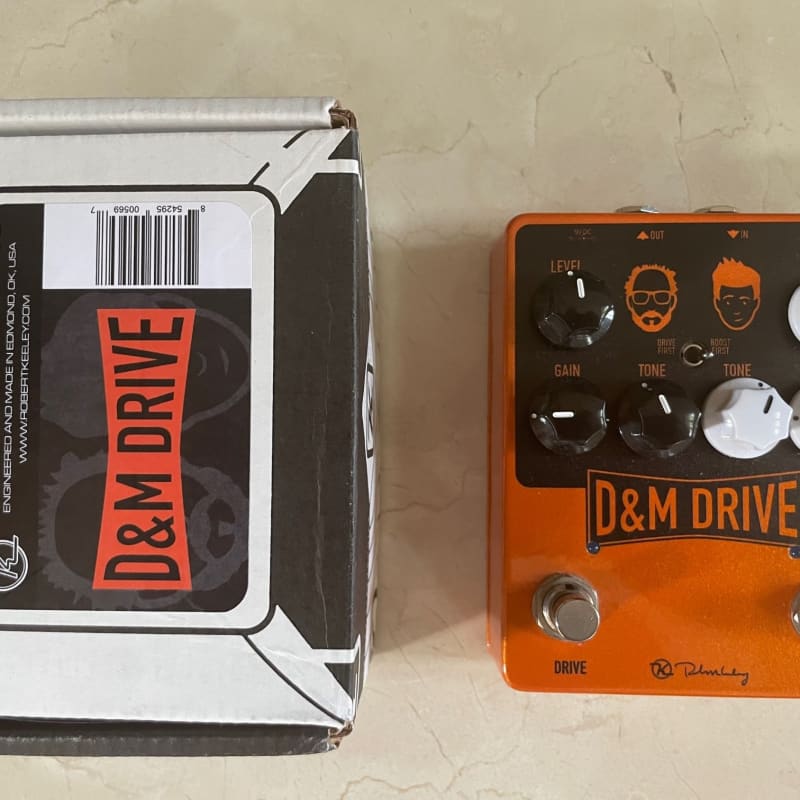 used 2017 - Present Keeley D&M Drive Orange - Effect Pedal