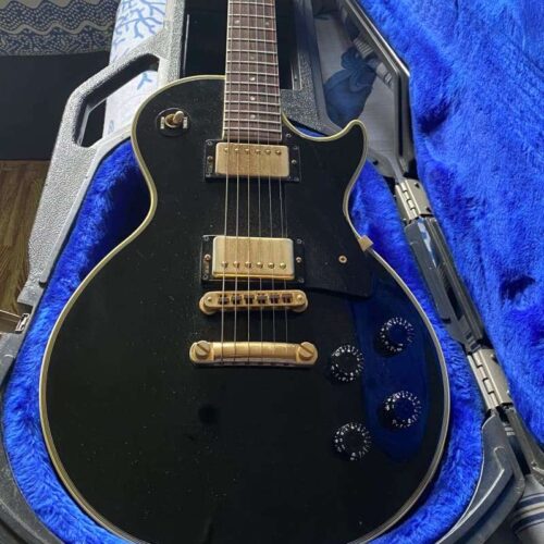 1983 - 1986 Gibson Les Paul Studio Custom Ebony -         Les Paul