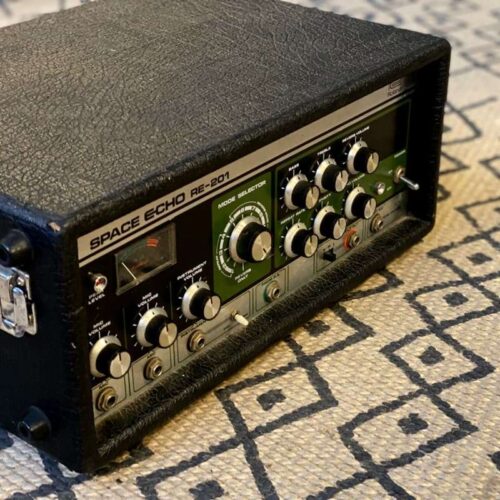 1979 Roland RE-201 Space Echo Black, Silver & Green -             Delay