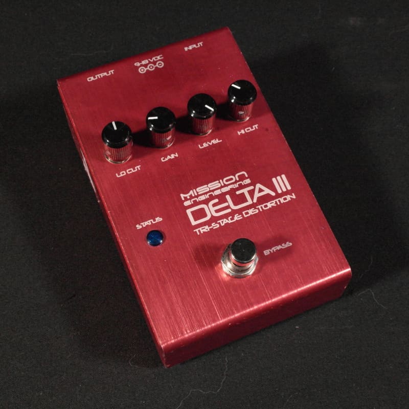 used 2010s Mission Engineering Delta III Tri-stage Distortion Red - Effect Pedal