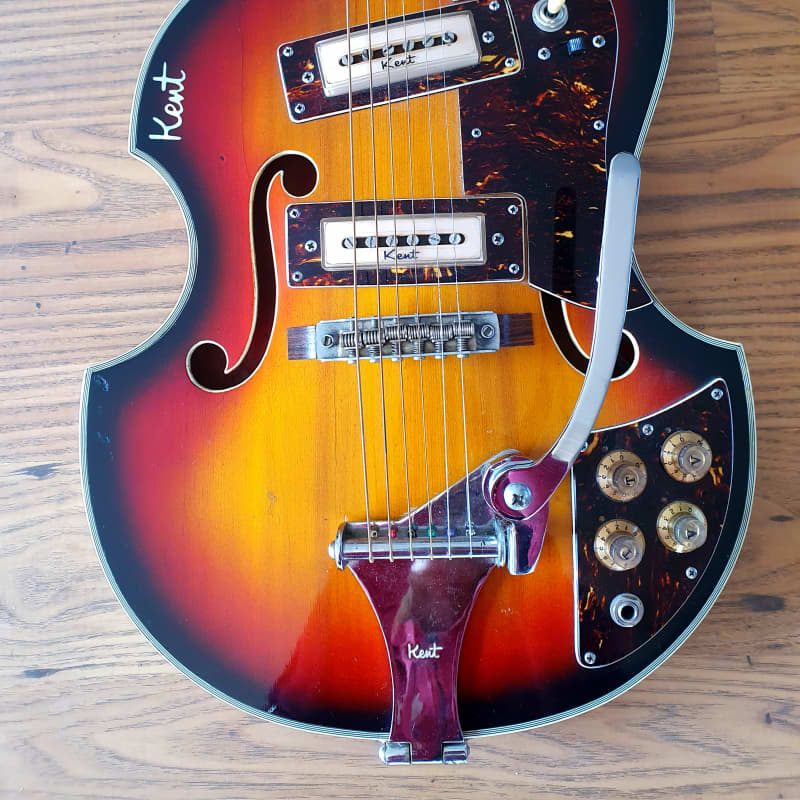 1967 Kent/Guyatone 834 Yellow Sunburst - £850 used Guitar