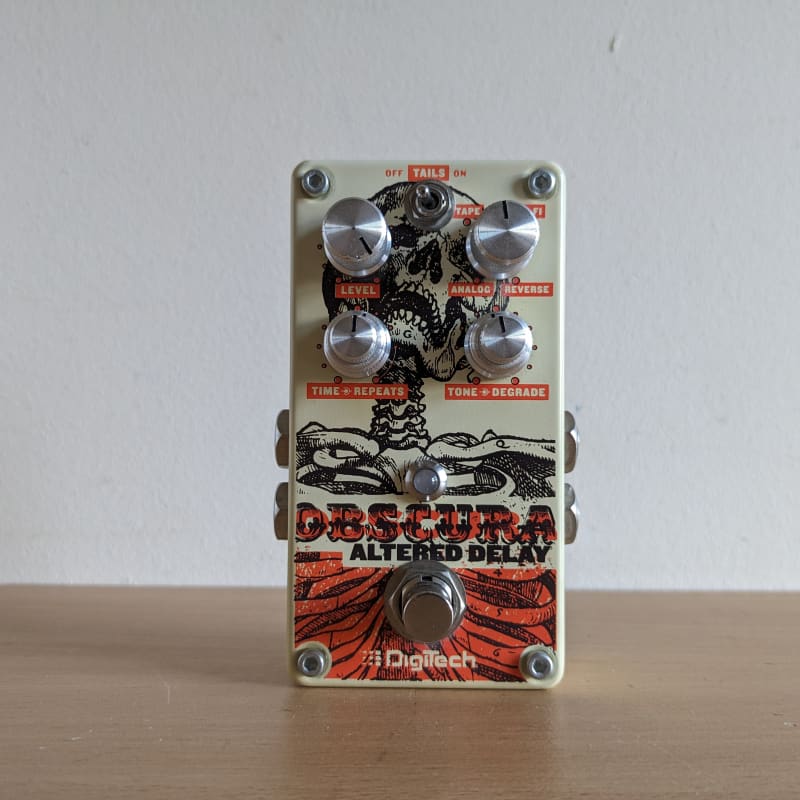 used 2015 DigiTech Obscura Altered Delay White - Effect Pedal