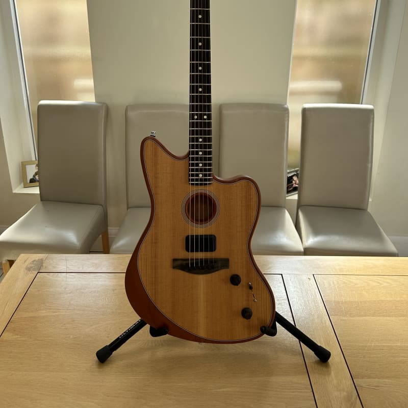 2022 Fender American Acoustasonic Jazzmaster Natural - £1200 used Guitar